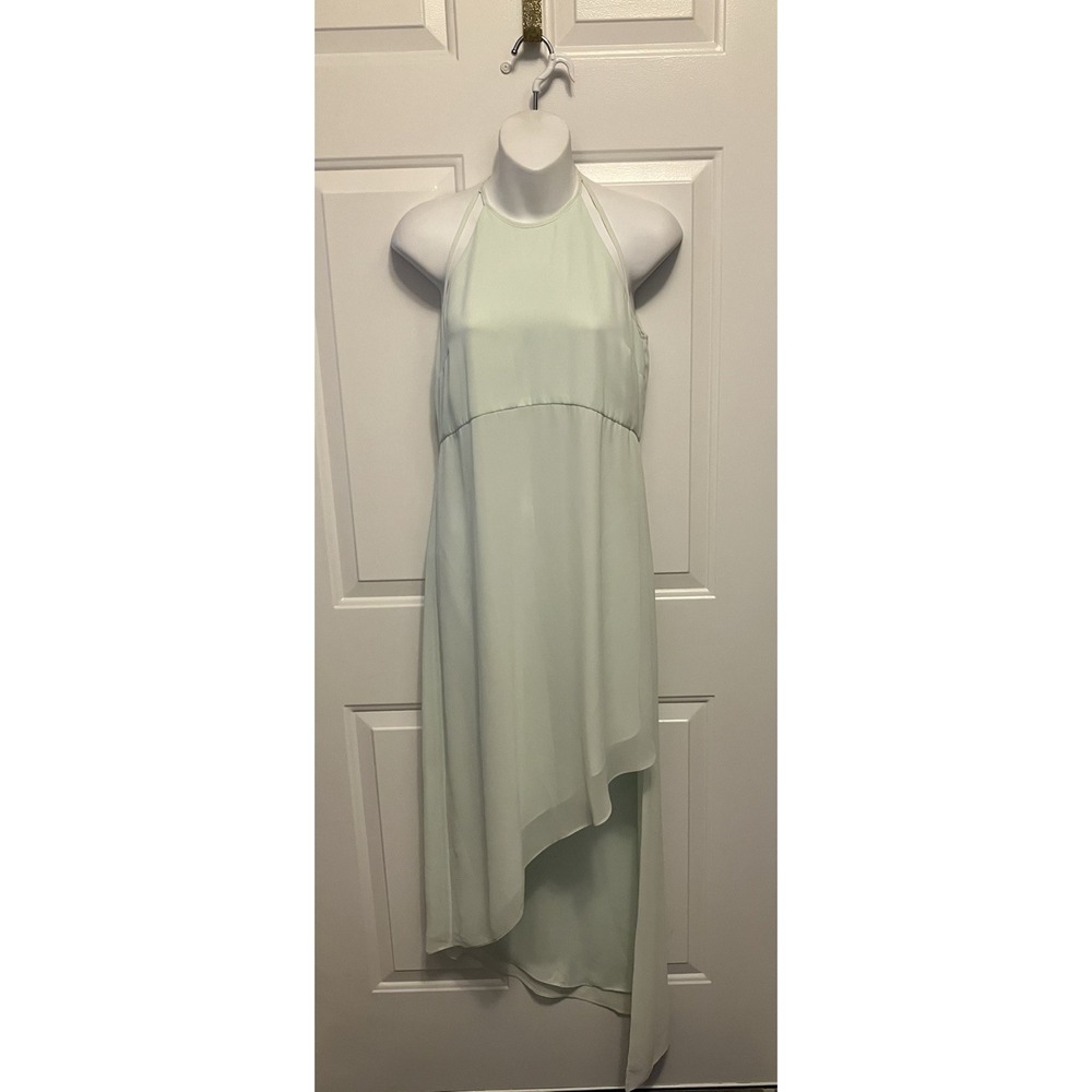 BCBGeneration Maxi Dress Women's Size 2 Mint Green Chiffon Lined‎ BCBG Wedding